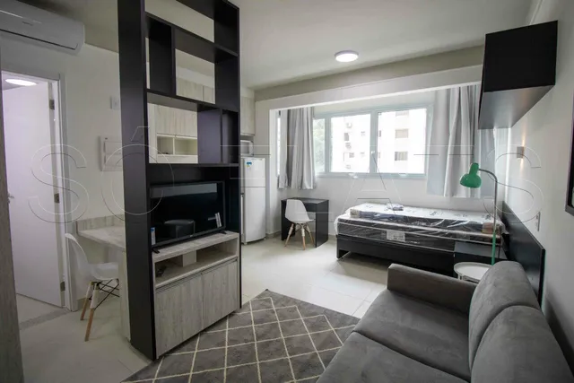 Apartamento tipo studio, muito bem localizado, Próximo ao Shopping Frei Caneca. Custo bene