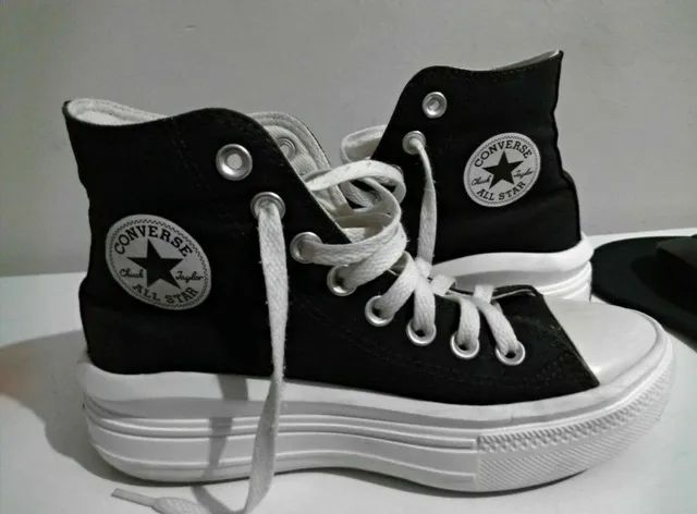 All Star Preto Plataforma