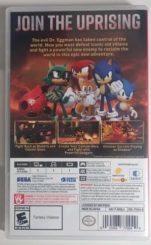 Jogo Sonic Forces para Nintendo Switch - Videogames - Centro, São Bernardo  do Campo 1256289262