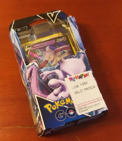 Card Game Pokémon TCG Deck Baralho de Batalha Mewtwo V - Copag