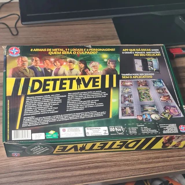 JOGO DETETIVE! Excelente pra jogar com os amigos no natal