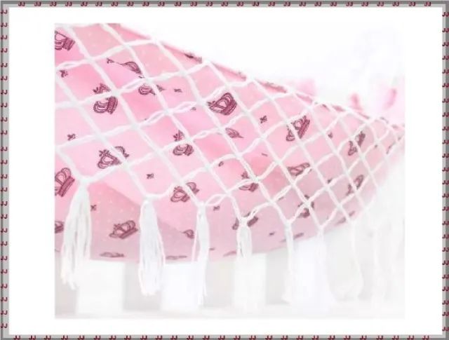 Rede de berço para bebê - excelente - rosa princesa ou azul - Foto 4