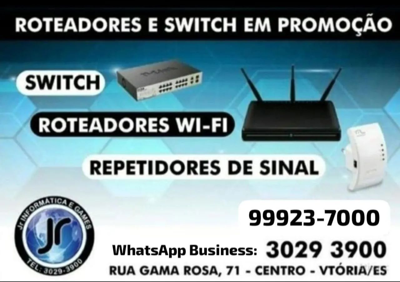 Roteadores wi fi Jr Informática 