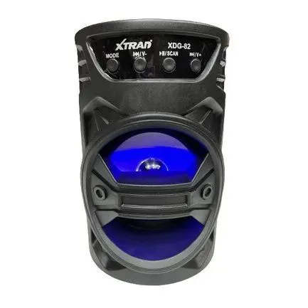 Caixa de Som Amplificada Xtrad® XDG-82 com 1 Entrada pra Microfone