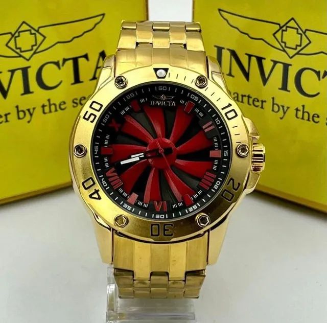 Relógio invicta epedway dourado 