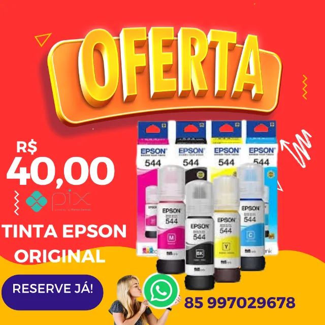 Tinta Epson 544 original ! lacrada Aproveite OPORTUNIDADE