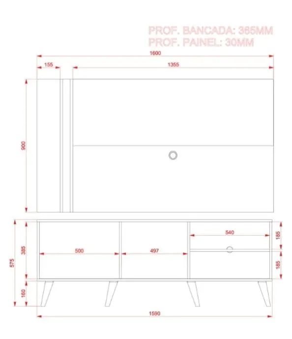 Rack para tv 65573813300227121