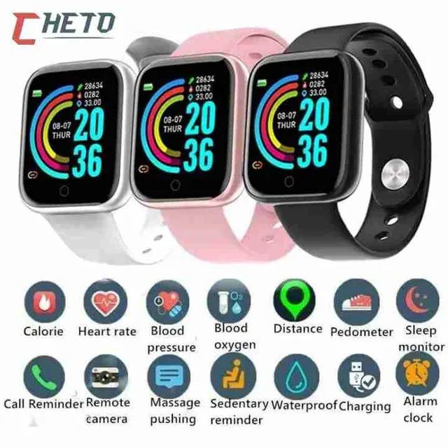 Relógio Smartwatch D20 Y68, Inteligente ,Bluetooh , Notificaçoes<br> - Foto 5
