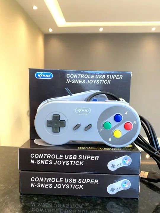 Controle Super Nitendo USB, N-SNES JOYSTICK. - Foto 3