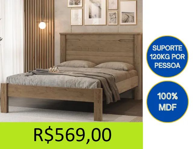 Cama de casal a pronta entrega  - Foto 2