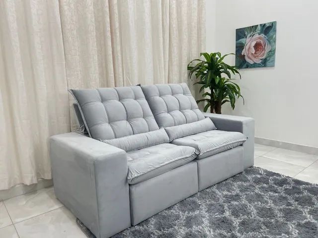 Sofá Retrátil Reclinável Small 2.00m !! L7626m SUPER OFERTA - Foto 4