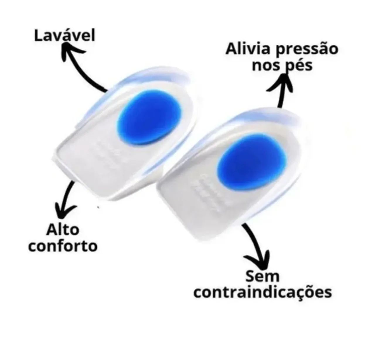 Palmilhas de silicone ortopédica  - Foto 5