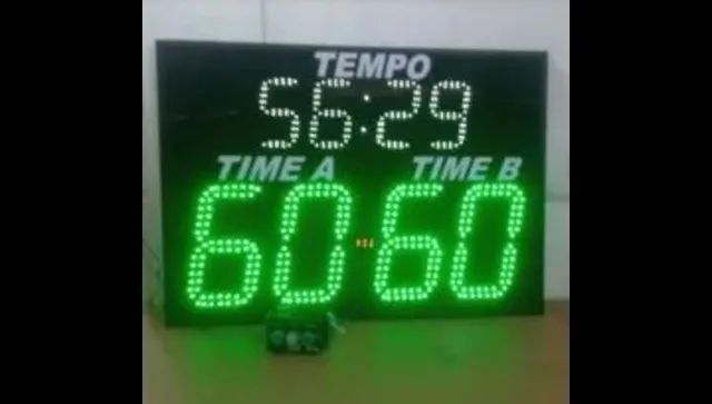 Placar eletrônico esportivo - marcador pontos esporte - Foto 4
