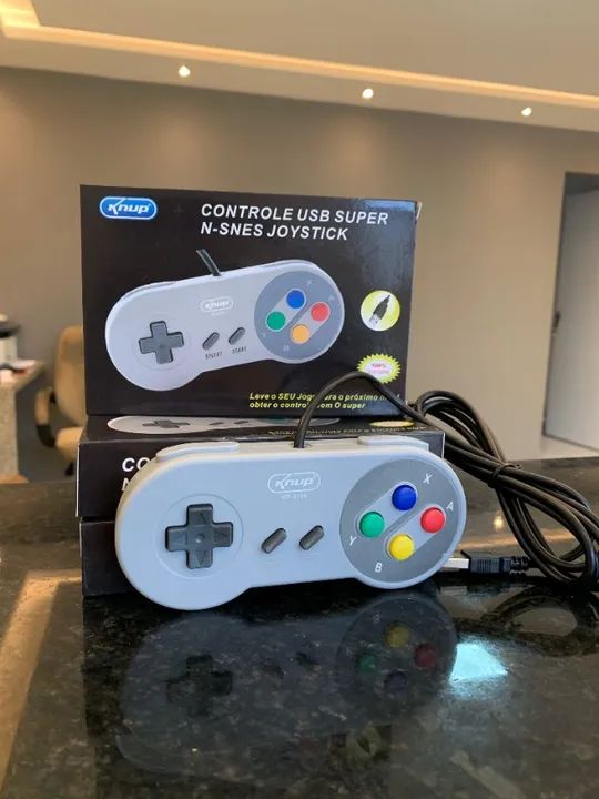 Controle Super Nitendo USB, N-SNES JOYSTICK. - Foto 5