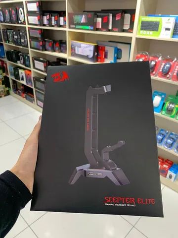 Suporte para Headset Scepter RGB Elite HA311 - Loja Física - Parcelamos sem juros - Foto 3