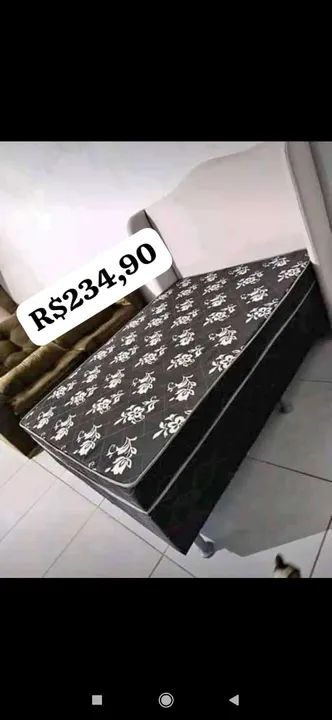Cama box casal Black D28