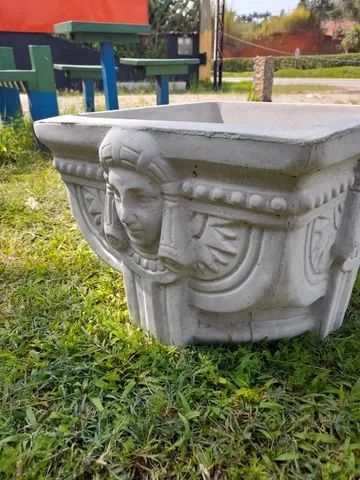 Vaso grande em cimento modelo egípcio  - Foto 2
