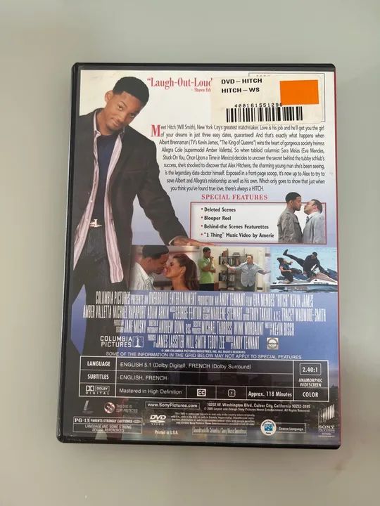 DVD Hitch - Will Smith - Comédia - Foto 2