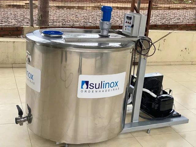 Tanque de Leite 500 Litros Resfriador Tina Inox de Polpas Caldas Açaí Sorvetes Misturado - Foto 5