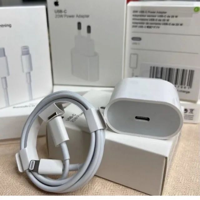 Carregador iPhone Turbo 20W Apple Usb-C Lightning (Original) - Foto 2