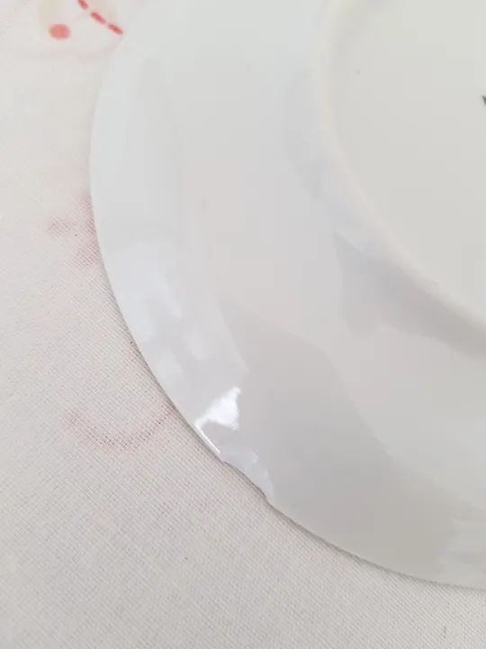 Pires Porcelana Schmitd Branco Floral Sem Filete - Reposição - Foto 5