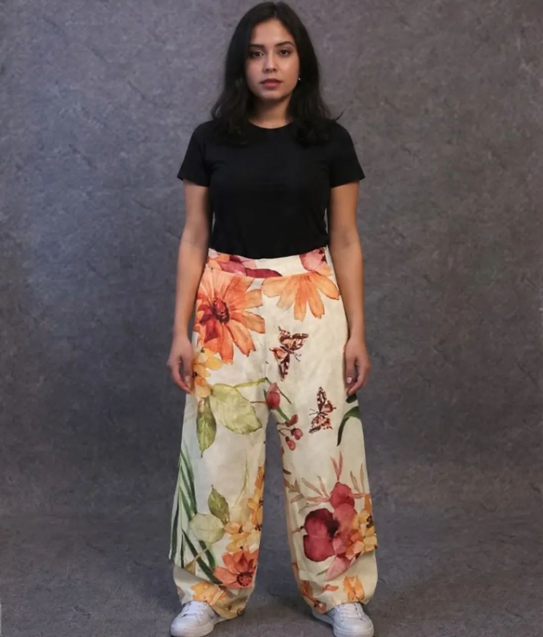 7_Calça pantalona / Miroa / Tam M 