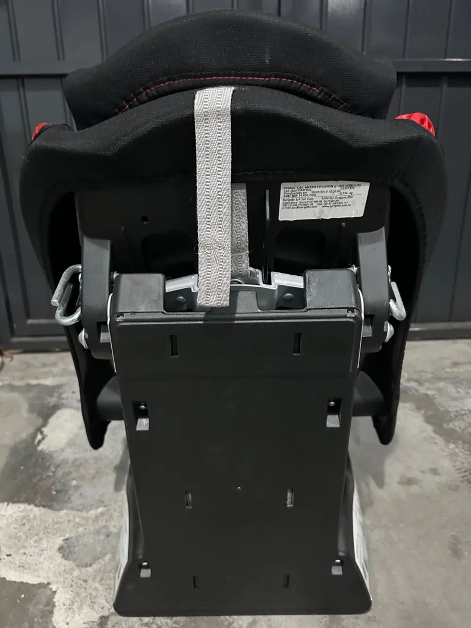 Cadeirinha Para Carro Burigotto Matrix Evolution K Mesclado Cinza 0 a 25 Kg - Foto 6