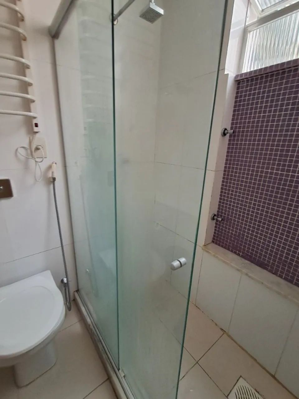 Box blindex transparente usado 1,40cm L x 1,80cm A - Foto 5