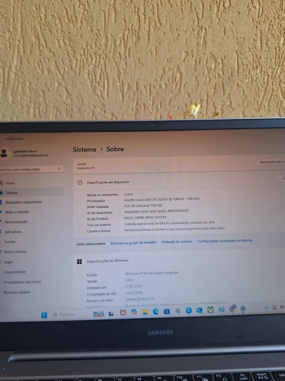 Notebook Samsung Book E20 - 4GB RAM - HD 500GB - Foto 4