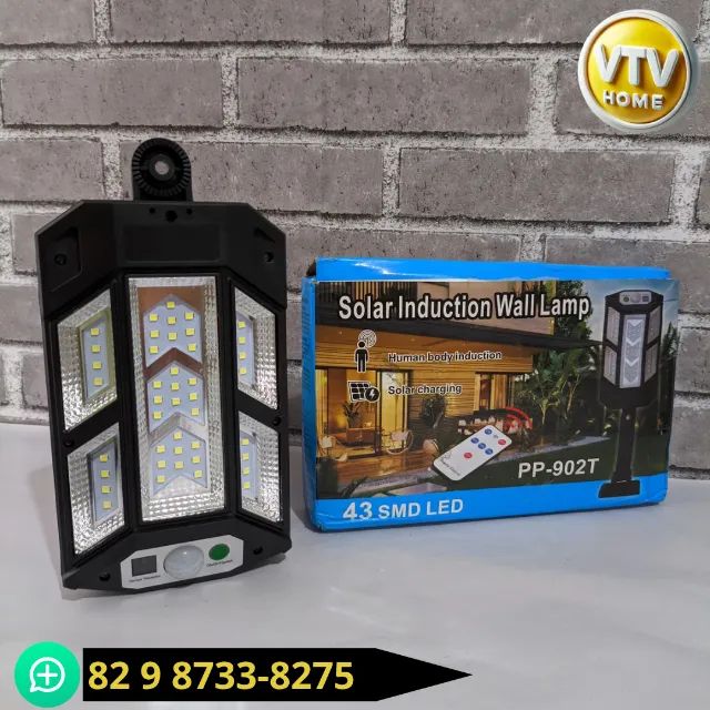 Refletor Solar Com Sensor + Entrega Grátis e Garantia