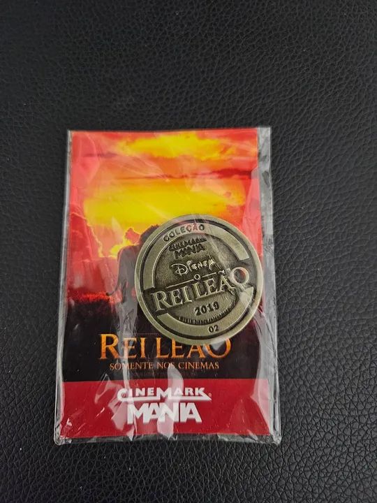 Moeda Colecionável Rei Leão Cinemark  - Foto 2