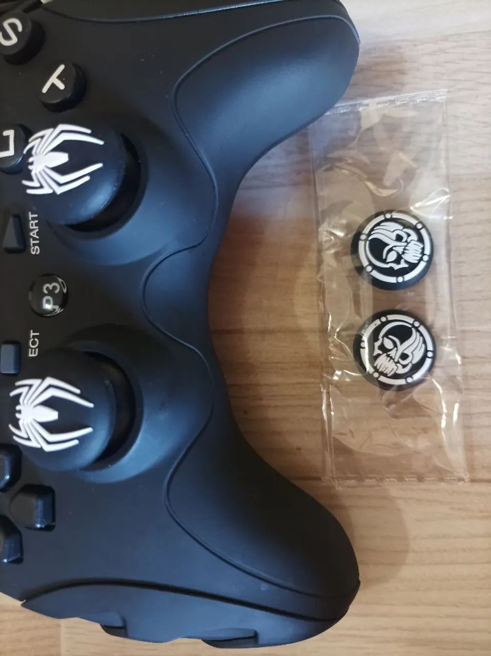 Controle USB PC Steam ps3 com grip - Foto 5