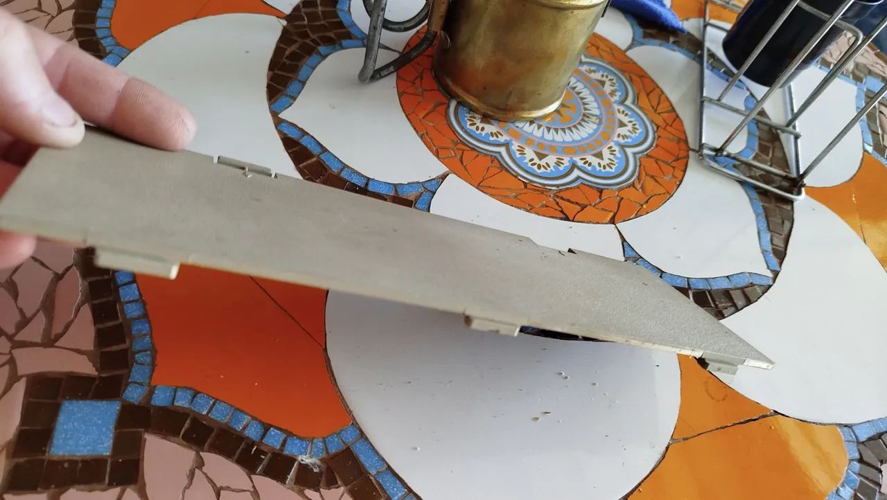 Tampa compartimento de pilhas rádio polivox gr800 - Foto 4