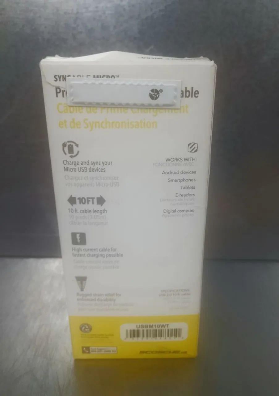 Cabo USB M10WT Scosche 3mt - Foto 4