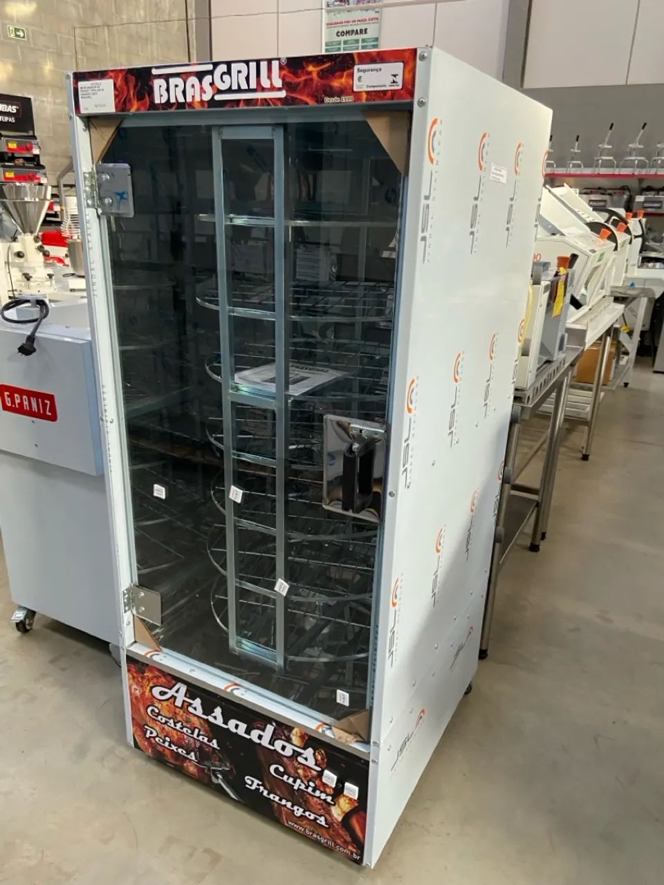 BR-55 ASSADOR DE FRANGO 7 GRELHAS 56 FRANGOS 120KG - BRASGRILL - Foto 3