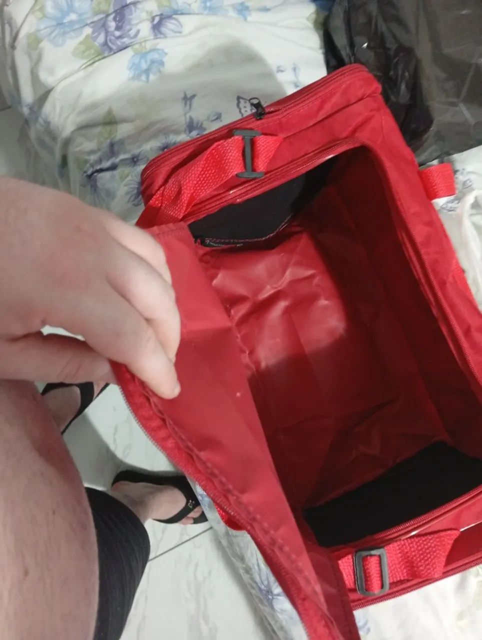Bolsa esportiva vermelha T&G - Foto 3