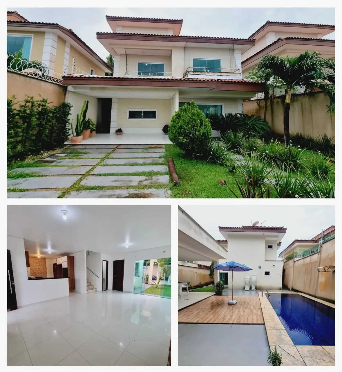 *LOCAÇÃO - CASA DUPLEX - 04 SUÍTES - PISCINA - RES. FECHADO | ARAÇAGY*