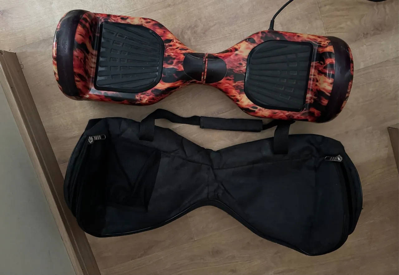 Hoverboard com capa.