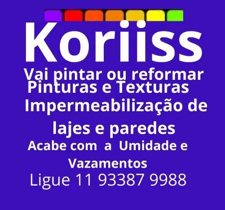 Pinturas  ótimas   e  Reformas  em Geral  impermeabilizações  de  Lajes  e Paredes   