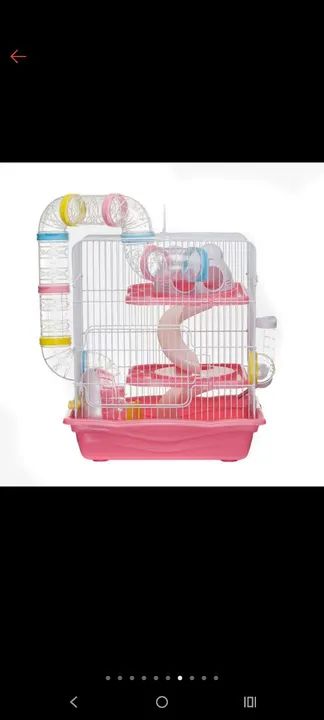 Gaiola para Hamster com Tubo de Corrida