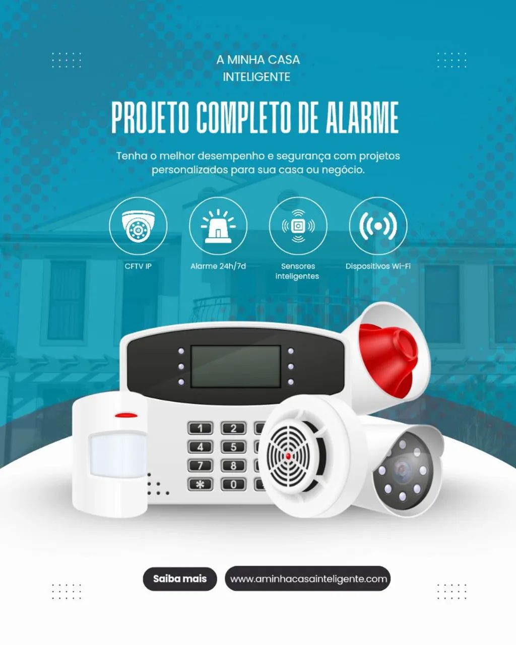 Instalação de Alarme com Garantia<br><br>
