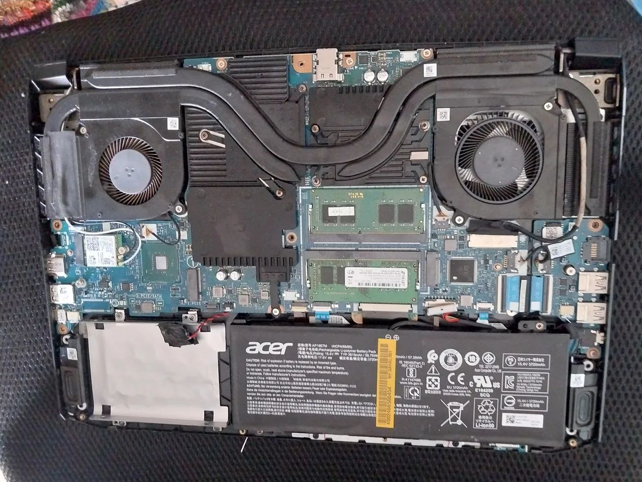 Notebook acer nitro gtx1660super 16gb ram > nao liga - Foto 2