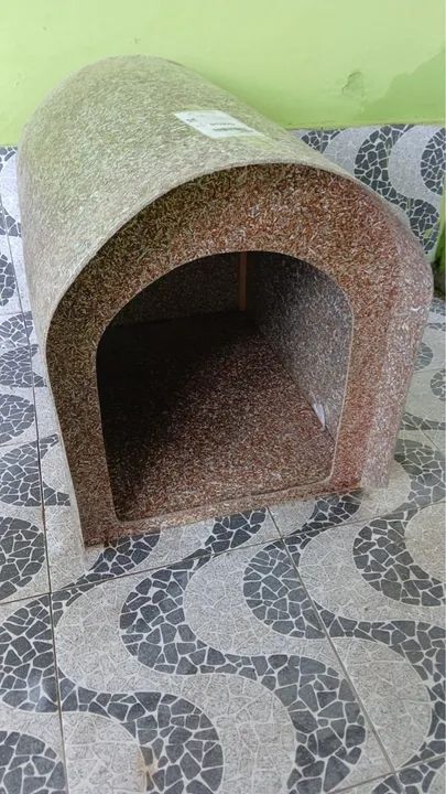 Casinha  Iglu Madeira Ecológica casa animais 