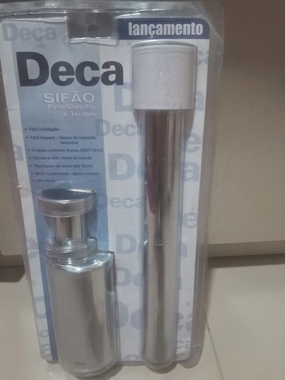 SIFÃO PARA PIA  E TANQUE DECA  - Foto 4