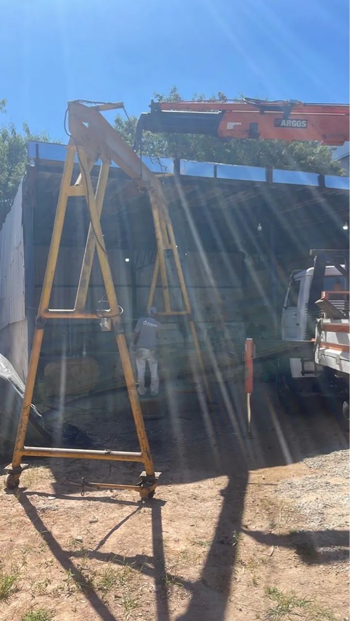 Pórtico e Talha de 5t manual para todo seguimento industrial  - Foto 6