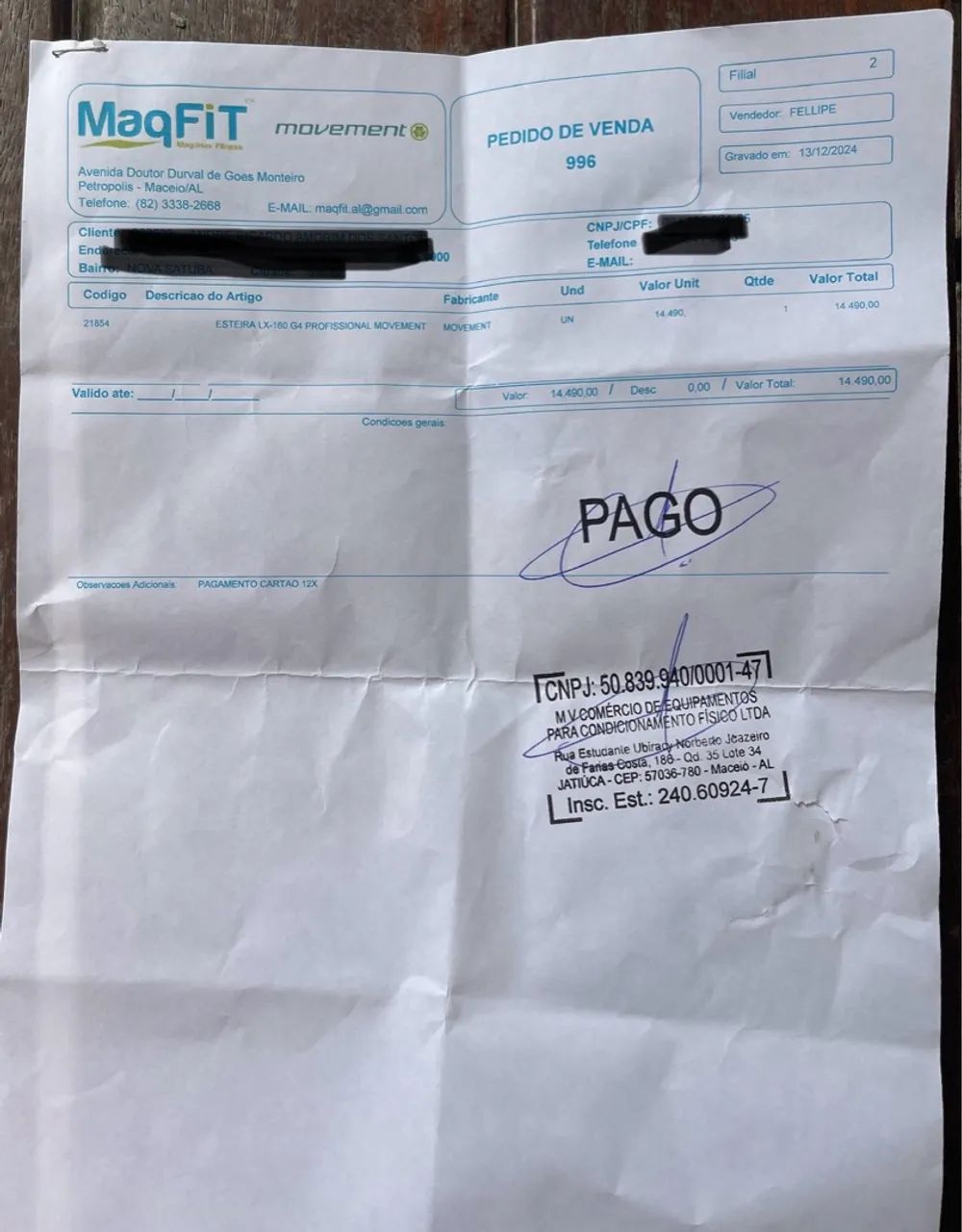 Esteira profissional MOVEMENT com 1 ano de uso. - Foto 5