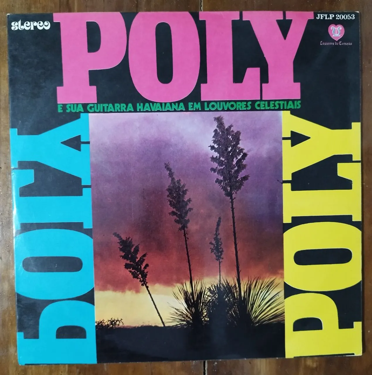 Disco de Vinil Poly - Louvores do Coração