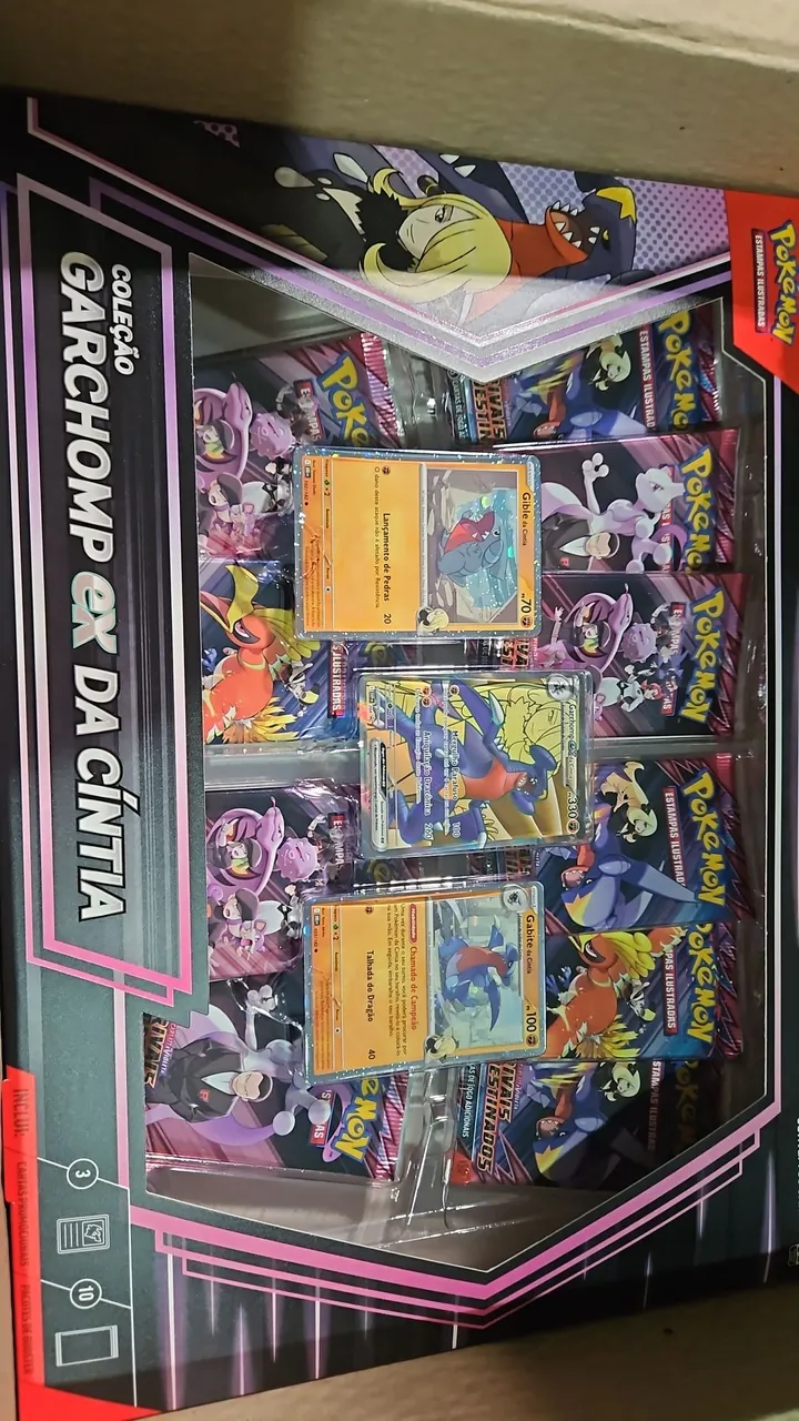 Coleção Garchomp ex da Cíntia RESERVADO PARA DAVI