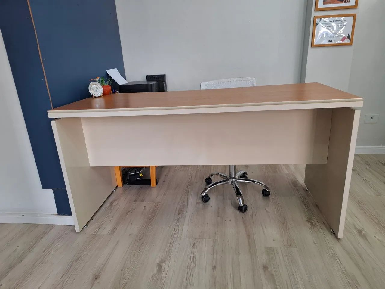 Mesa de Escritório Executiva 1,60m - Robusta (Lapa)