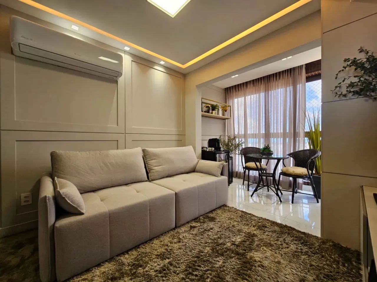 Maria Eleonora -Estados -Andar alto -69m² -02 quartos s/01 suíte + Office - Ambientado e c - Foto 3